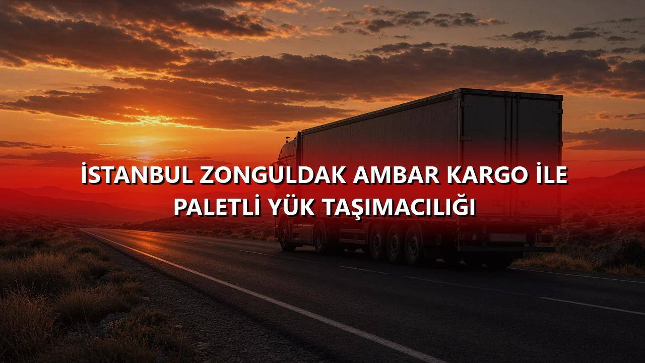 İstanbul Zonguldak Ambar Kargo İle Paletli Yük Taşımacılığı